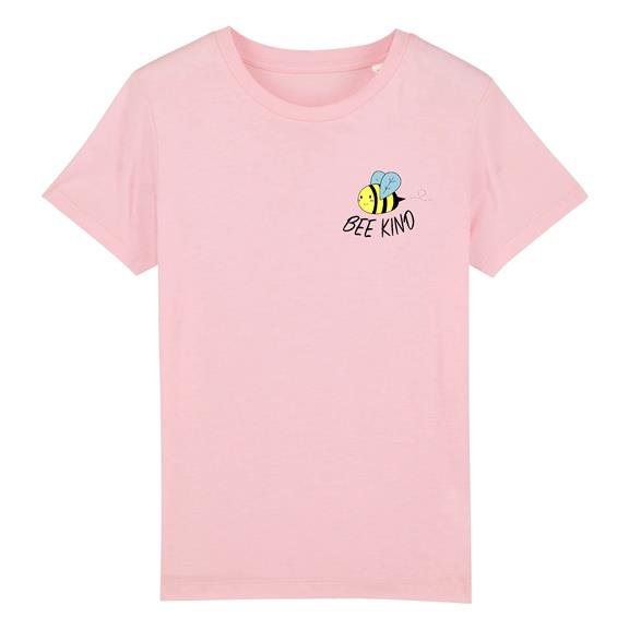 T-Shirt Biene Kind Kinder Rosa 1