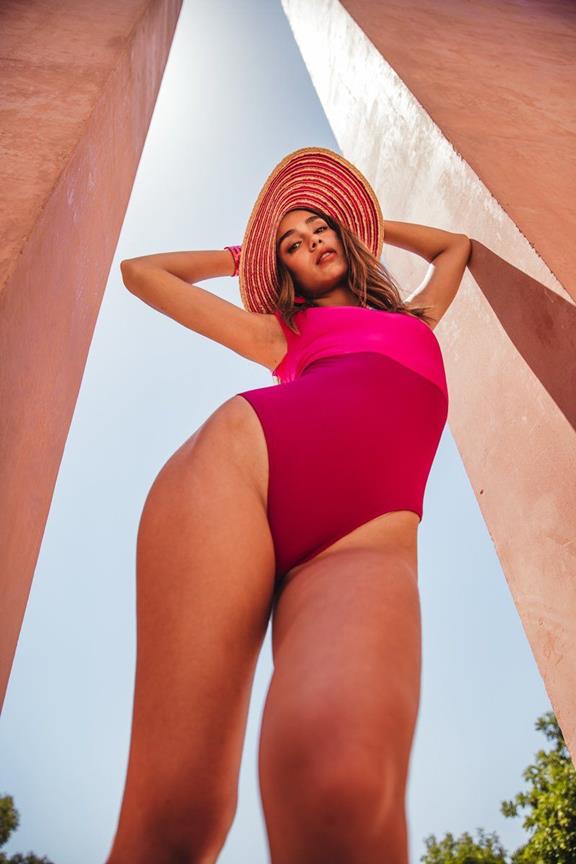 Swimsuit Selena Two-Tone Pink 13