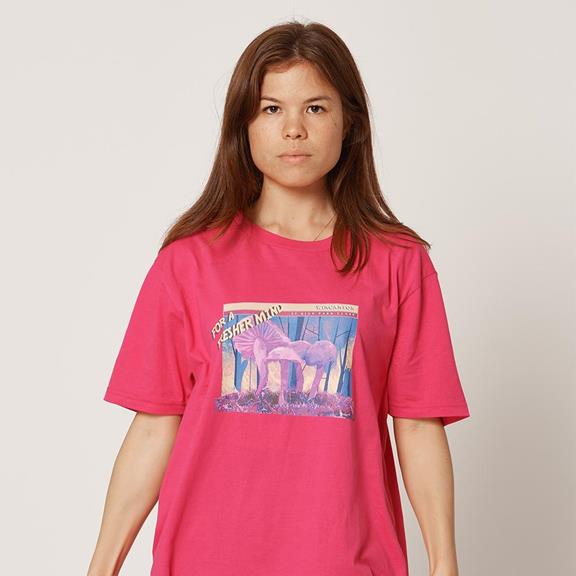T-Shirt Paddenstoelen Roze 3