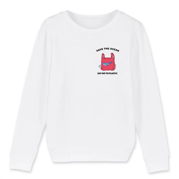 Sweatshirt Save The Ocean - White 1