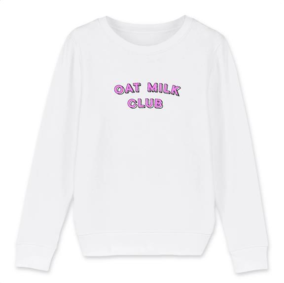 Sweater Kid Oat Milk Club - White 1