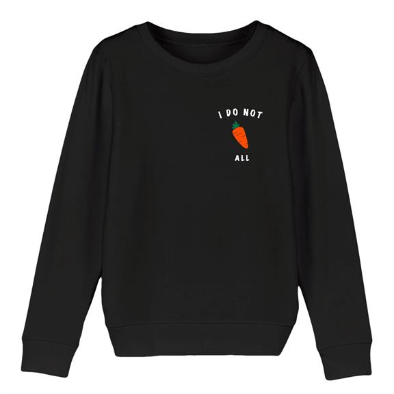 Pullover Kind I Don'T Carrot All - Schwarz 1