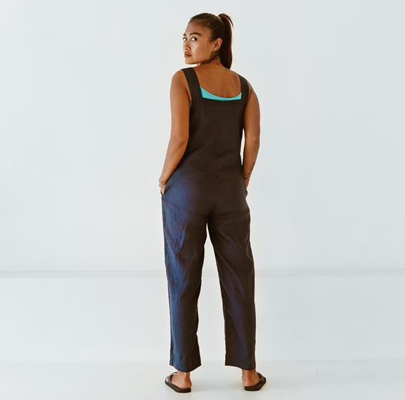 Jumpsuit Recycled Cotton Navy Blue 3