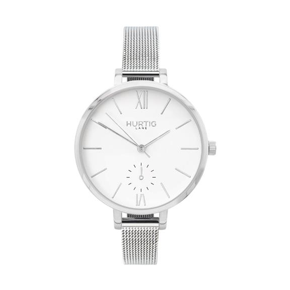 Horloge Amalfi Petite Zilver Wit & Zwart 12