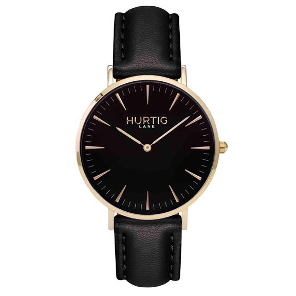 Mykonos Watch Gold, Black & Black from Shop Like You Give a Damn