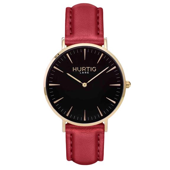 Mykonos Watch Gold, Black & Red via Shop Like You Give a Damn