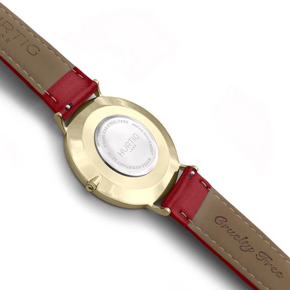 Mykonos Horloge Goud, Zwart & Rood from Shop Like You Give a Damn