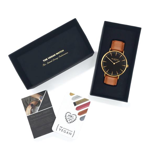 Mykonos Watch Gold, Black & Brown from Shop Like You Give a Damn