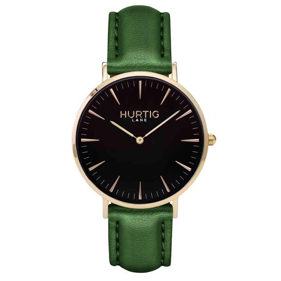 Mykonos Horloge Goud, Zwart & Groen via Shop Like You Give a Damn