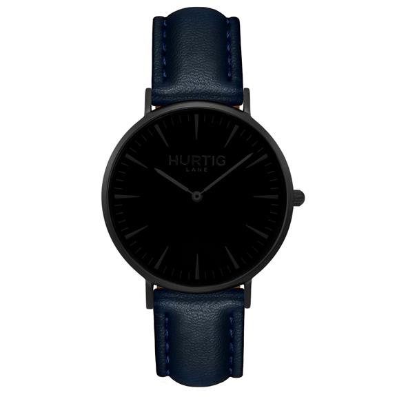 Mykonos Horloge All Black & Donkerblauw via Shop Like You Give a Damn