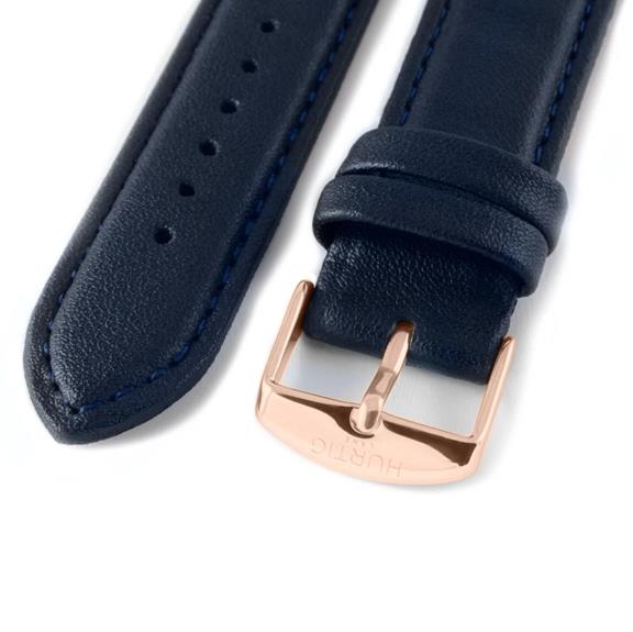 Mykonos Watch Rose Gold, Black & Midnight Blue from Shop Like You Give a Damn