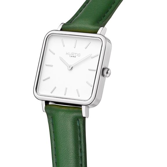 Watch NeliÃ¶ Square Silver White & Dark Green from Shop Like You Give a Damn