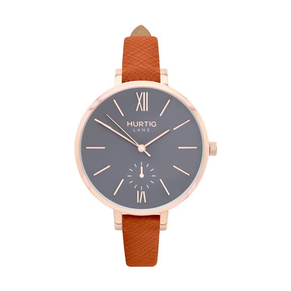 Horloge Amalfi Petite RosÃ©goud Grijs & Bruin via Shop Like You Give a Damn