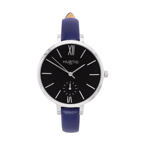 Horloge Amalfi Petite Zilver Zwart & Zilver from Shop Like You Give a Damn