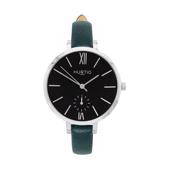 Watch Amalfi Petite Silver Black & Dark Green via Shop Like You Give a Damn