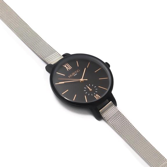 Horloge Amalfi Petite Zwart Zwart & Zilver 5