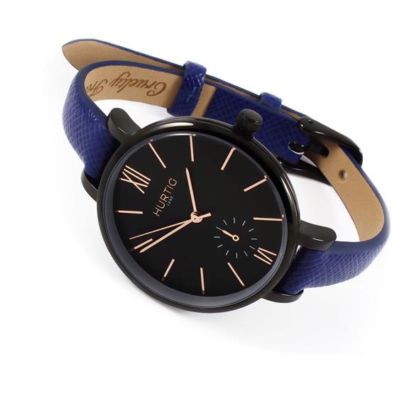 Horloge Amalfi Petite Zwart Zwart & Donkerblauw 4
