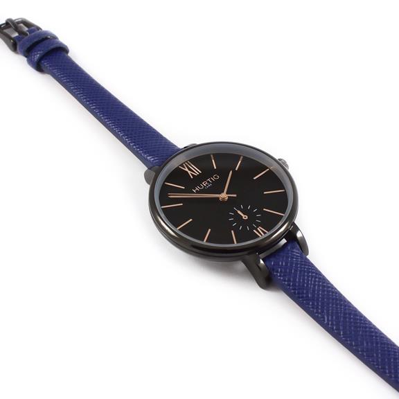 Horloge Amalfi Petite Zwart Zwart & Donkerblauw 5