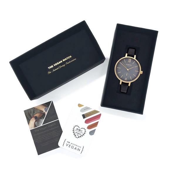 Horloge Amalfi Petite Goud Grijs & Zwart 4