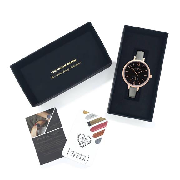 Horloge Amalfi Petite RosÃ©goud Zwart & Grijs from Shop Like You Give a Damn