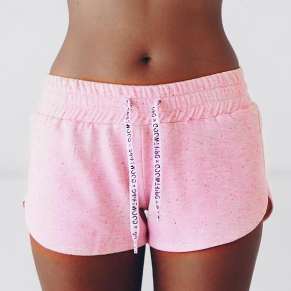 Sweat Shorts Neppy Melange Pink 1