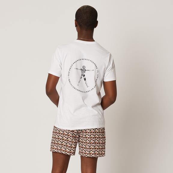T-Shirt Vitruvian Man White 2