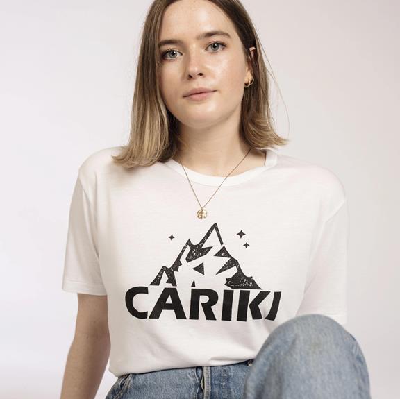T-Shirt Cariki Mountain Wit 4