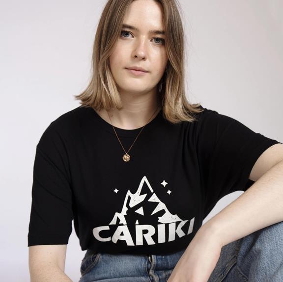 T-Shirt Cariki Mountain Zwart 3
