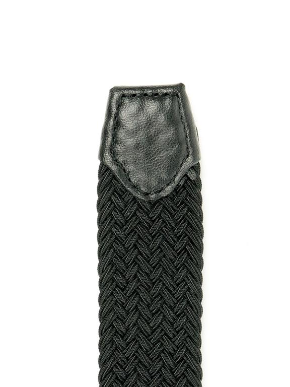 Belt 3.5 Cm Woven Black from Shop Like You Give a Damn
