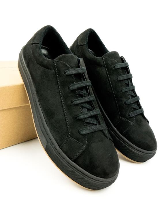 Sneakers Black Vegan Suede from Shop Like You Give a Damn