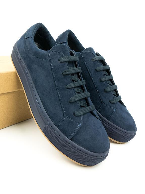 Sneakers Dark Blue Vegan Suede from Shop Like You Give a Damn