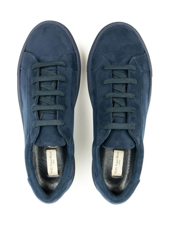 Sneakers Dark Blue Vegan Suede from Shop Like You Give a Damn