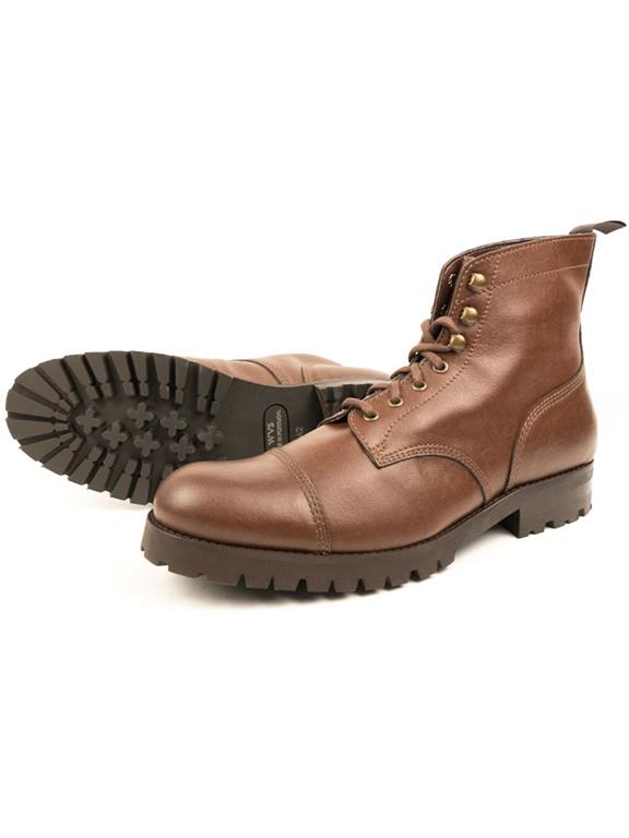 Work Boots Chestnut Brown 1