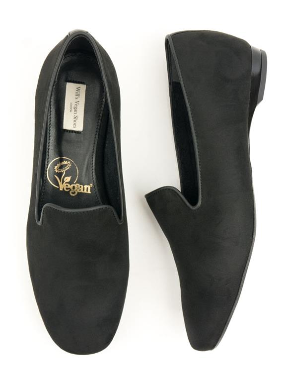 Loafers Slip-On Black via Shop Like You Give a Damn