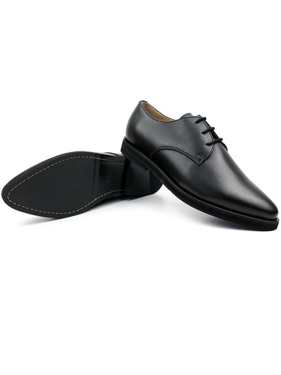 Point Toe Derbys Black from Shop Like You Give a Damn