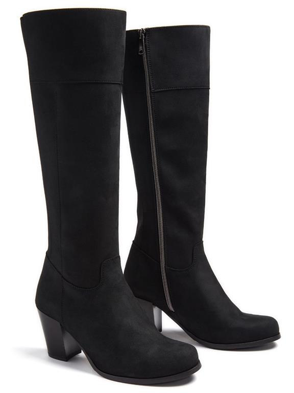 Heeled Knee High Boots Black from Shop Like You Give a Damn