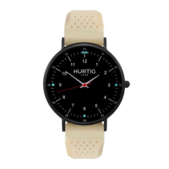Horloge Moderna Rubber Zwart & Donkergrijs 3