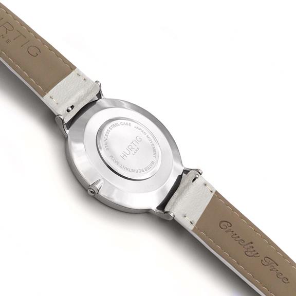 Moderna Watch Silver, White & Cloud 4
