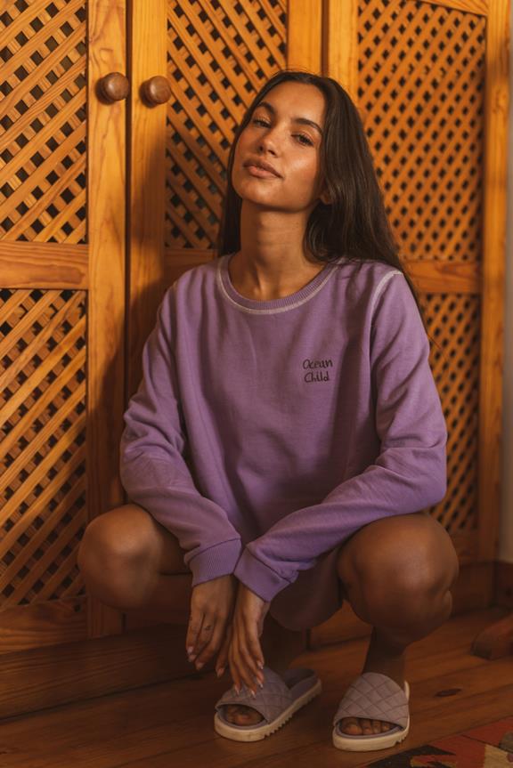 Sweatshirt Ocean Child Purple 2