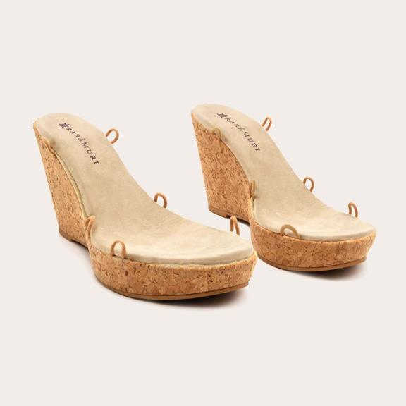 Wedges ChilÃ³n Cork Black from Shop Like You Give a Damn