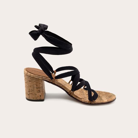 Sandals Camila Cork Black from Shop Like You Give a Damn