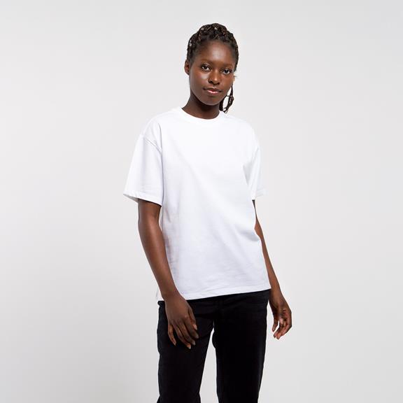 Oversized T-Shirt Weiß 6