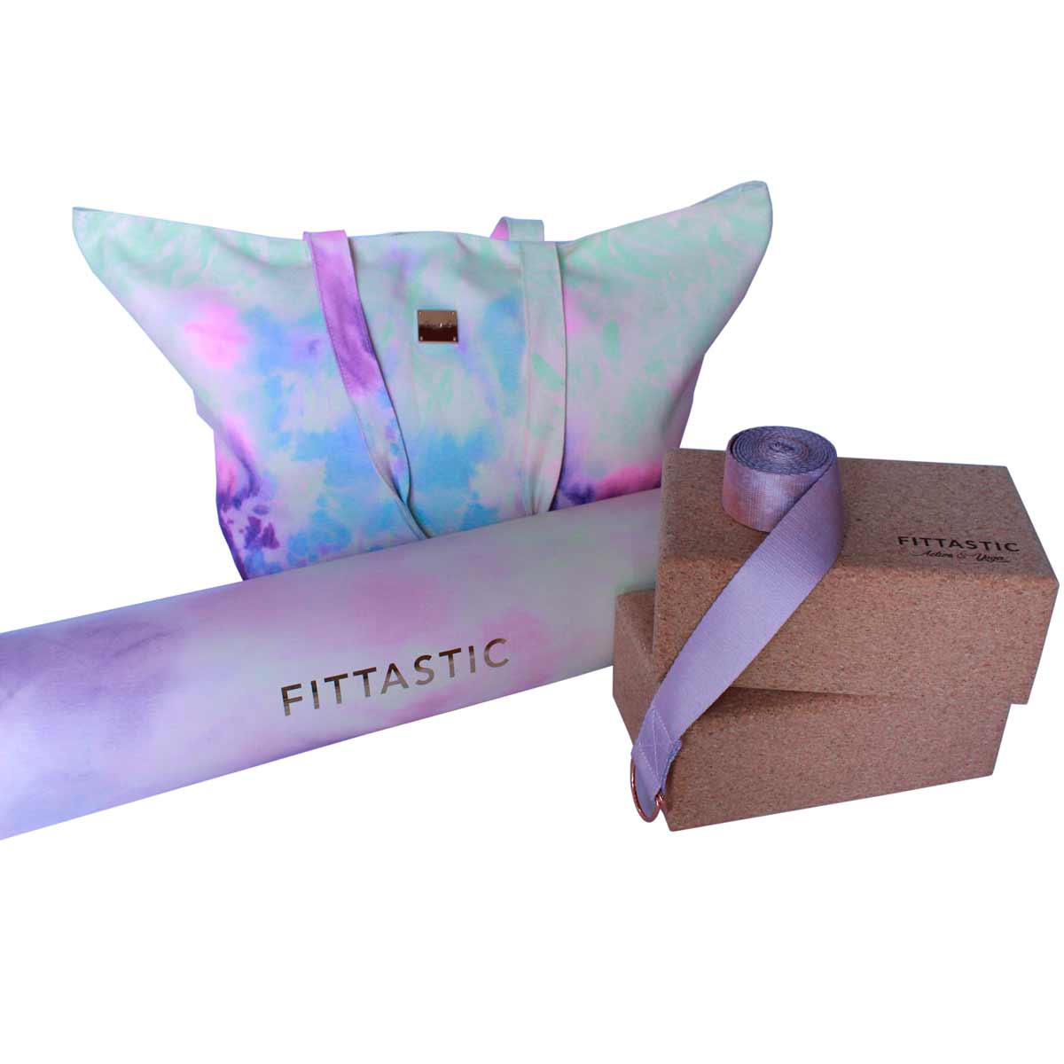 Yoga Set Pro Flow Tie Dye Lilac 2