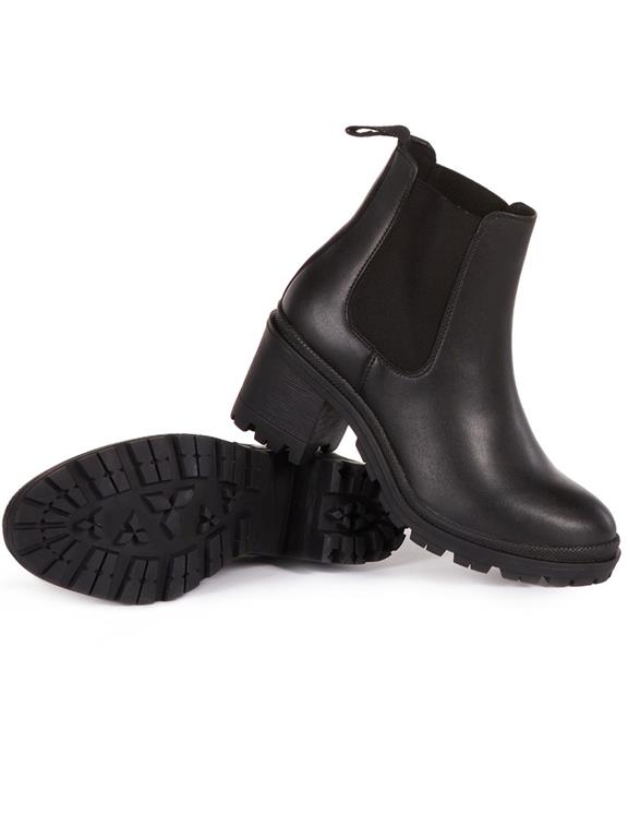 Track Sole Booties Black 5