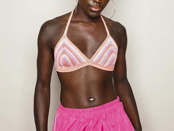 Bikini Top Nora Crochet Pink 2