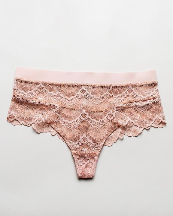 String Taille Haute 001 Rose Clair 2