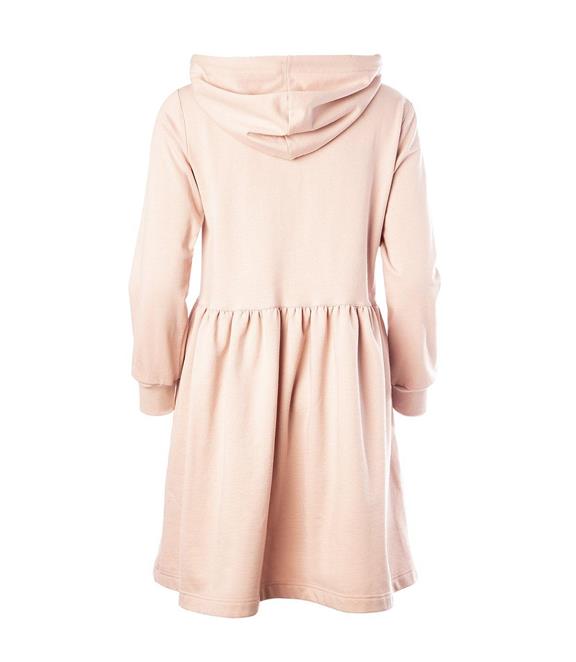 Hoodie Dress Beige/Light Pink 3