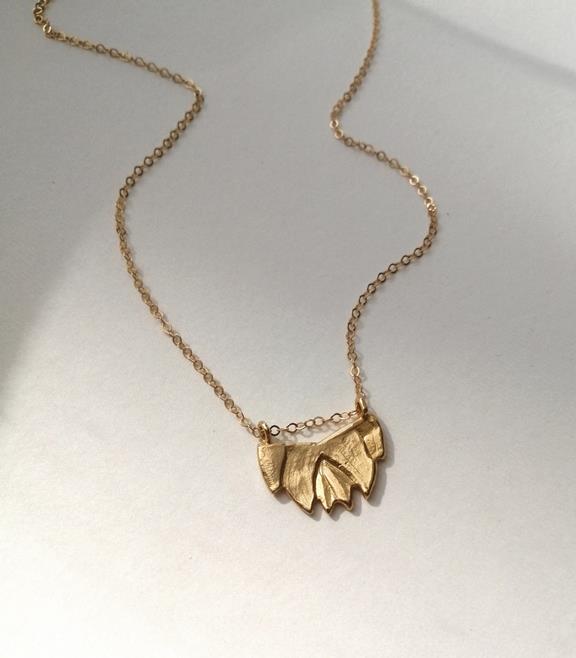 Necklace Lotus Gold Plated 6