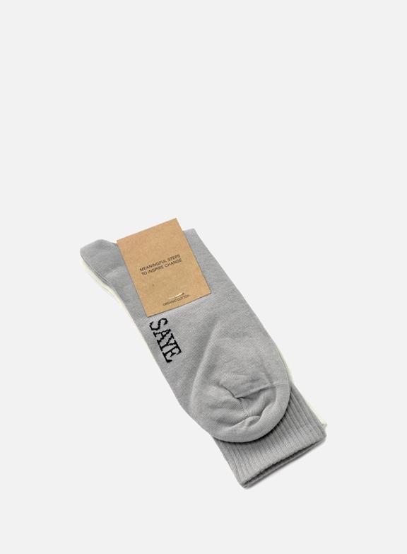 Socks Off White & Grey 5