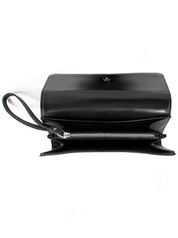 Wallet Continental Pebble Grain Black from Shop Like You Give a Damn